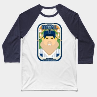 Baseball Blue Pinstripes - Rhubarb Pitchbatter - Sven version Baseball T-Shirt